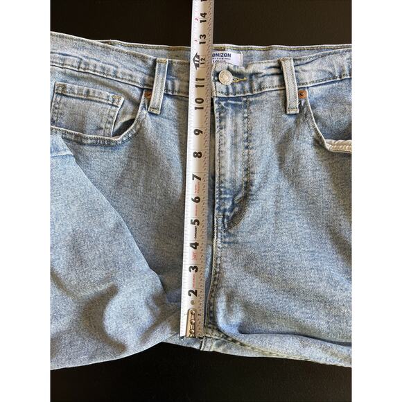 Denizen Levis Jeans Women's 10 Blue Stonewash 90's Loose Straight Stretch Denim - Picture 13 of 14